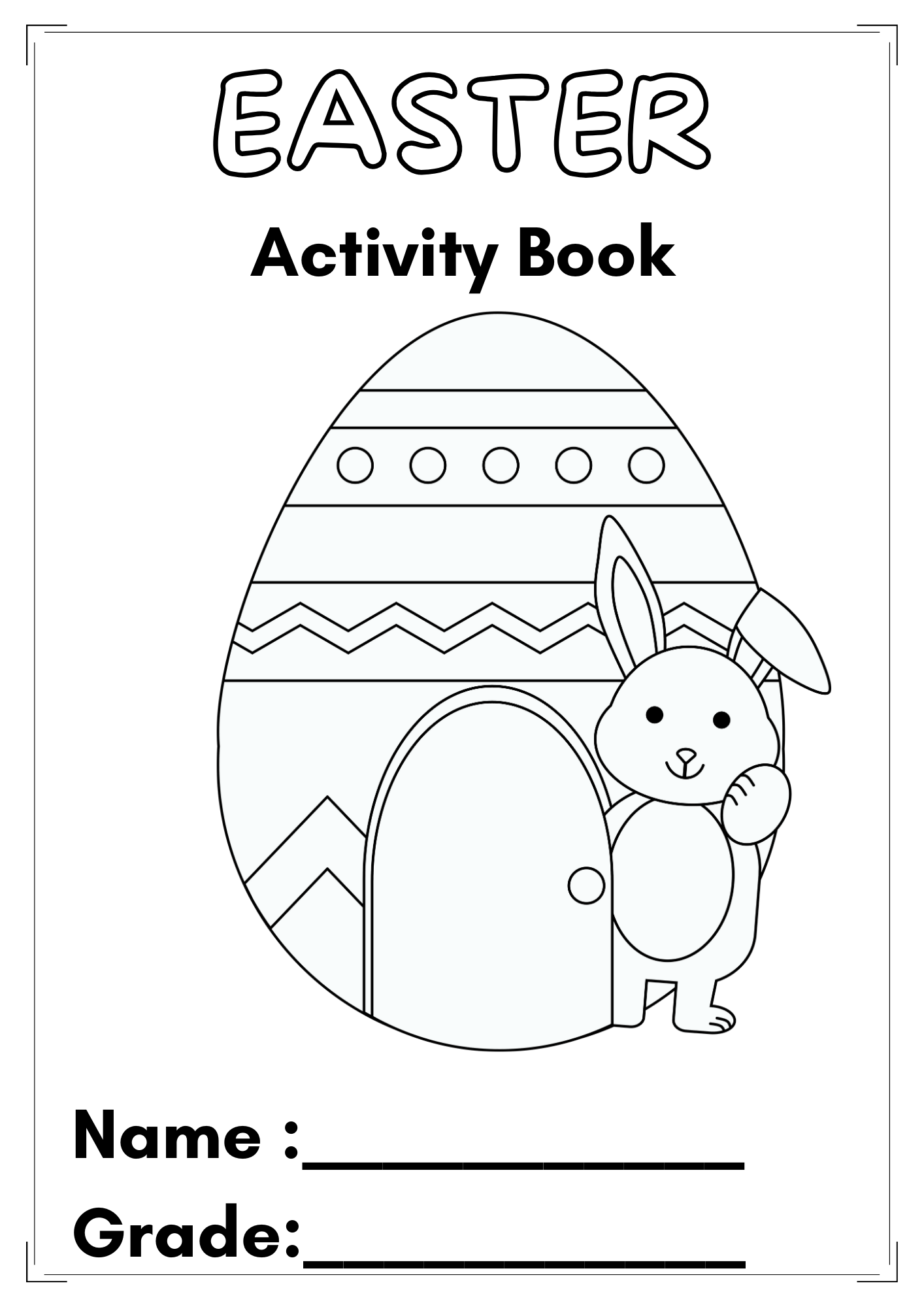 Free Printable Easter Activity Sheets And Placemats