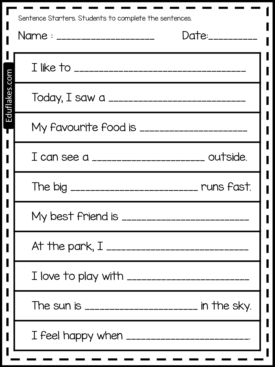 10 Free Sentence Building Printable For Grade 1 Eduflakes Correct The Sentences Worksheets 10 Page Printable For 1st And 2nd Grade ELA Students ELA Worksheets Sentence Writing ELA Teacher Print Etsy