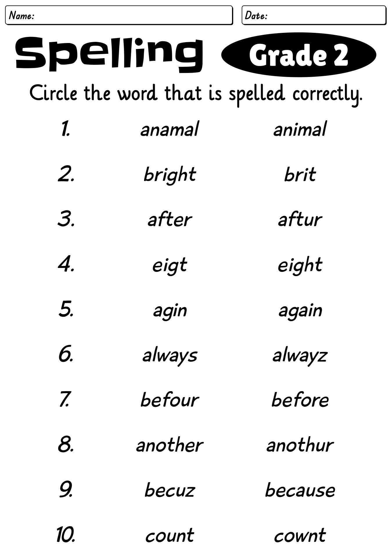 12 English Worksheets For Grade 2 Free PDF At Worksheeto 2nd Grade English Worksheets Best Coloring Pages For Kids