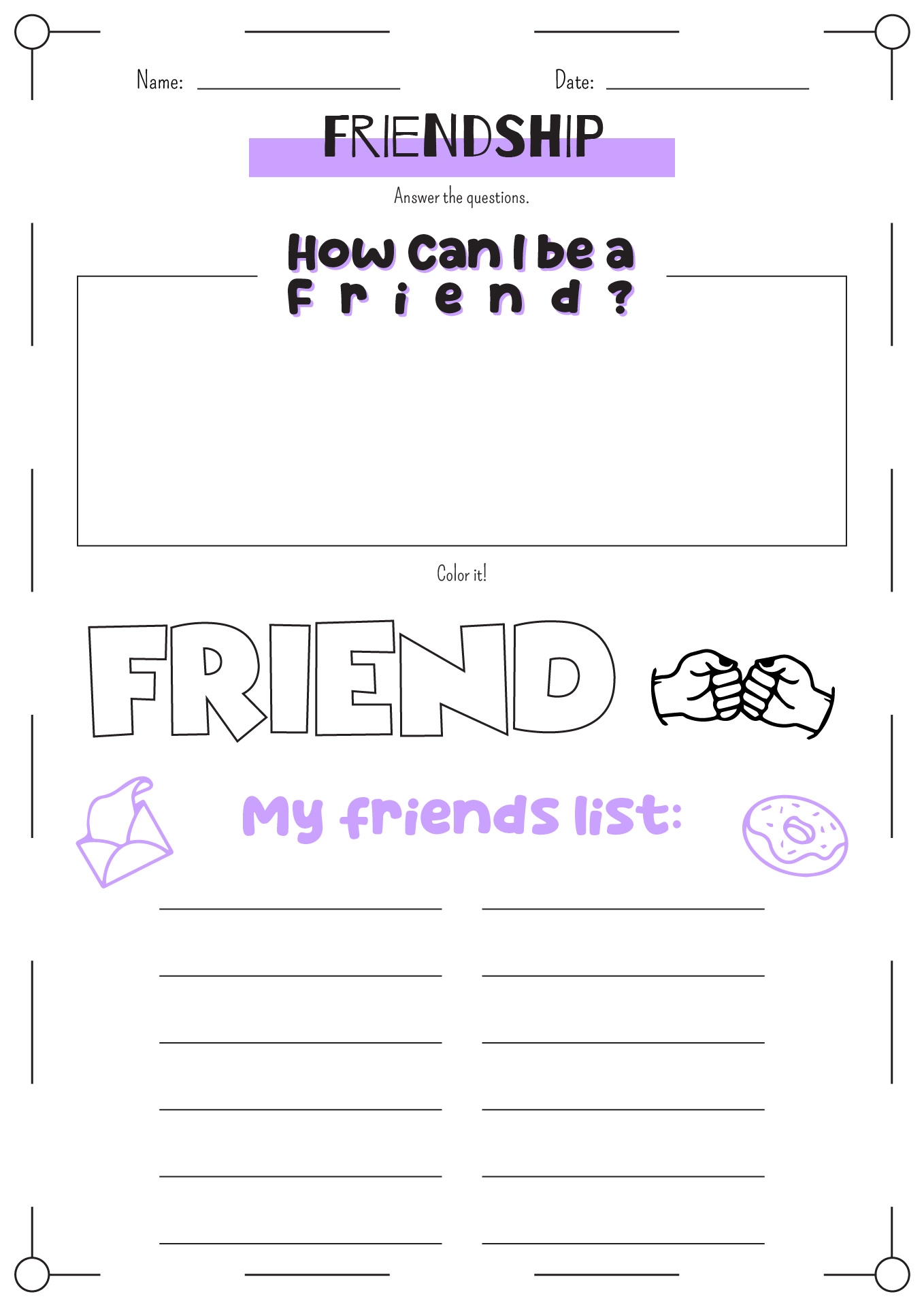 13 Friendship Printable Worksheets For Preschool Free PDF At Worksheeto 13 Friendship Printable Worksheets For Preschool Free PDF At Worksheeto