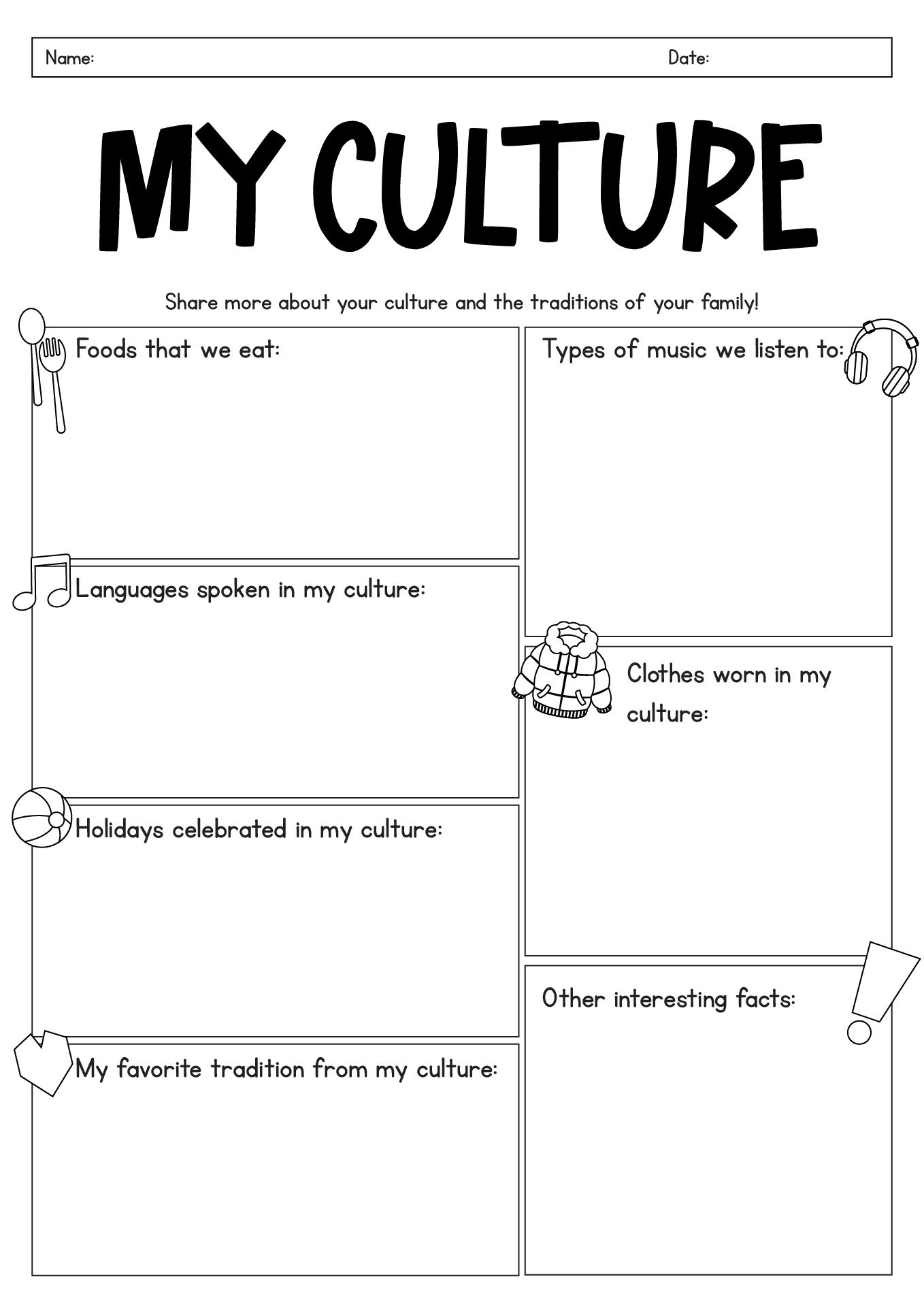 13 Social Studies Culture Worksheet Free PDF At Worksheeto Free Family Culture And Worksheet Download Free Family Culture And Worksheet Png Images Free Worksheets On Clipart Library