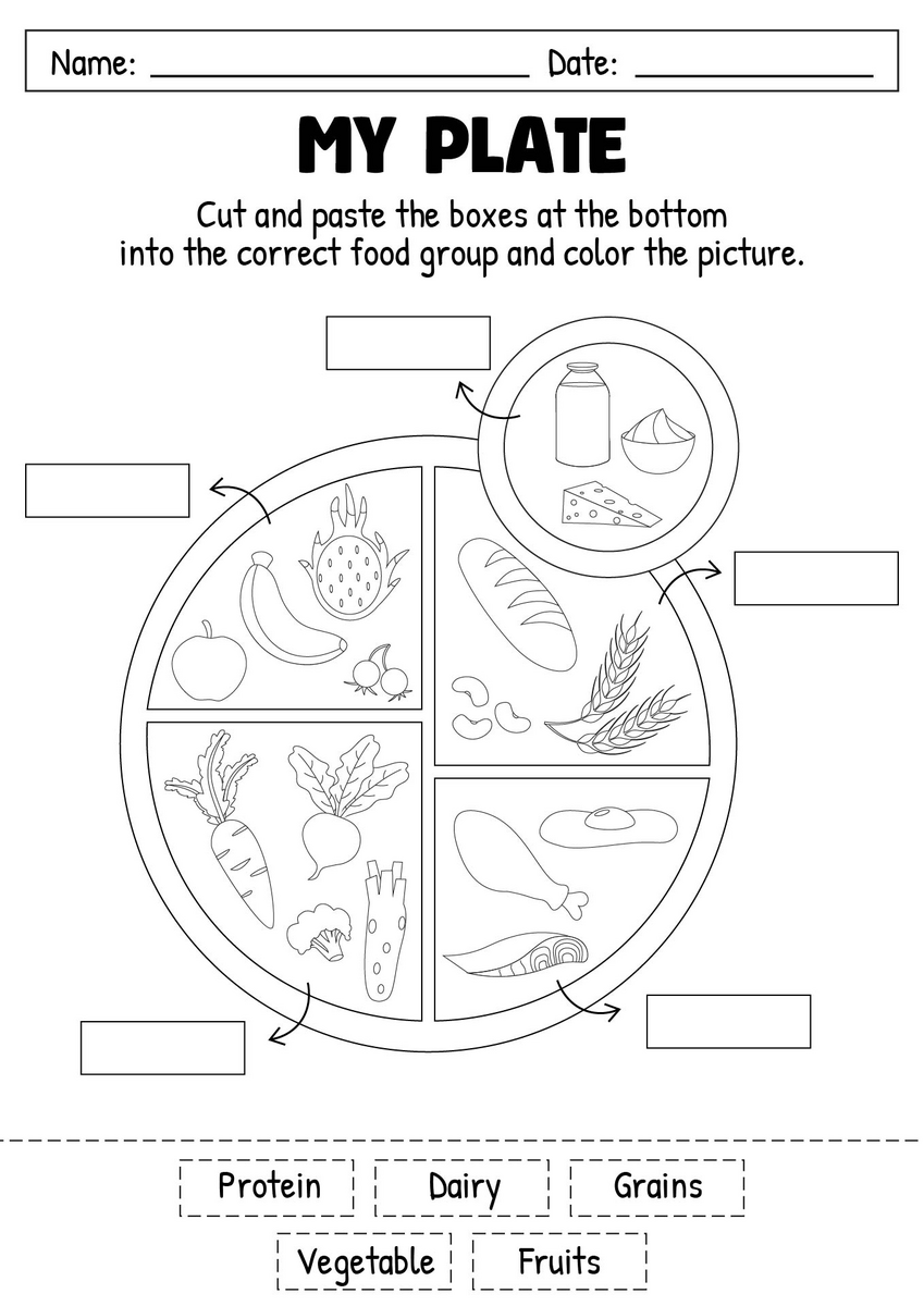 14 Healthy Eating Plate Printable Worksheet Free PDF At Worksheeto 14 Healthy Eating Plate Printable Worksheet Free PDF At Worksheeto