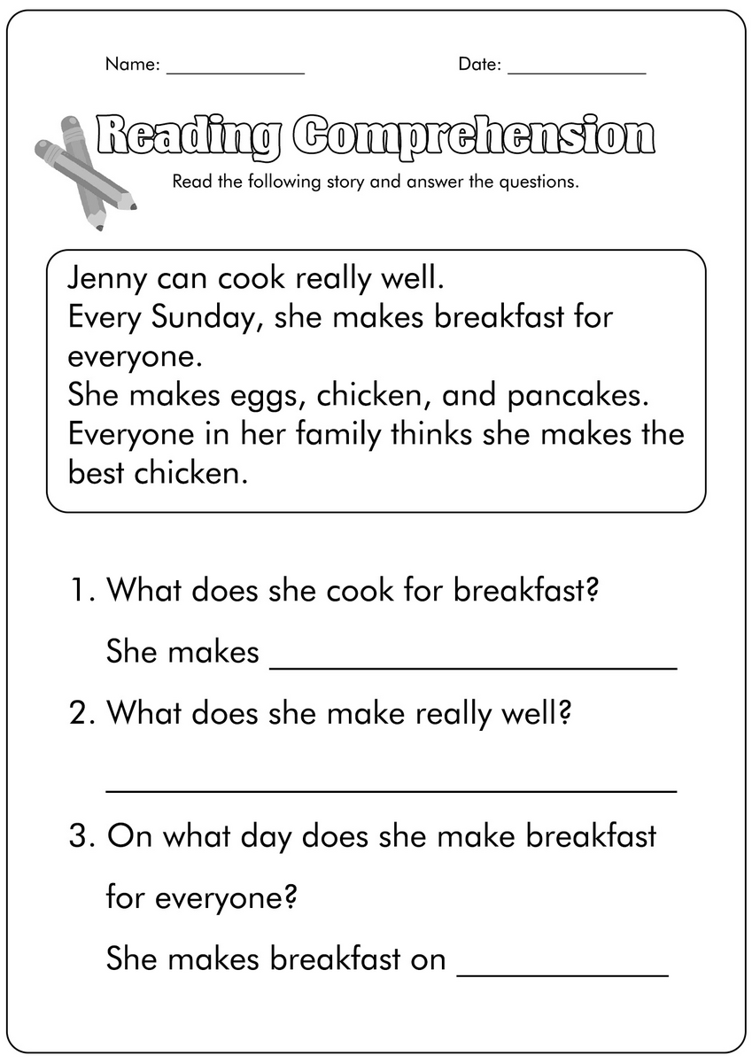 15 First Grade Reading Comprehension Worksheets Free PDF At Worksheeto 15 First Grade Reading Comprehension Worksheets Free PDF At Worksheeto