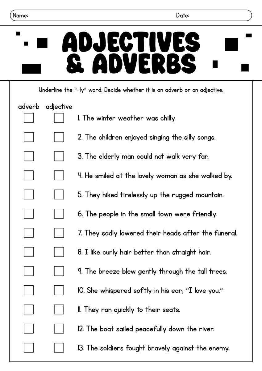 15 Nouns And Adjectives Worksheets Free PDF At Worksheeto 15 Nouns And Adjectives Worksheets Free PDF At Worksheeto