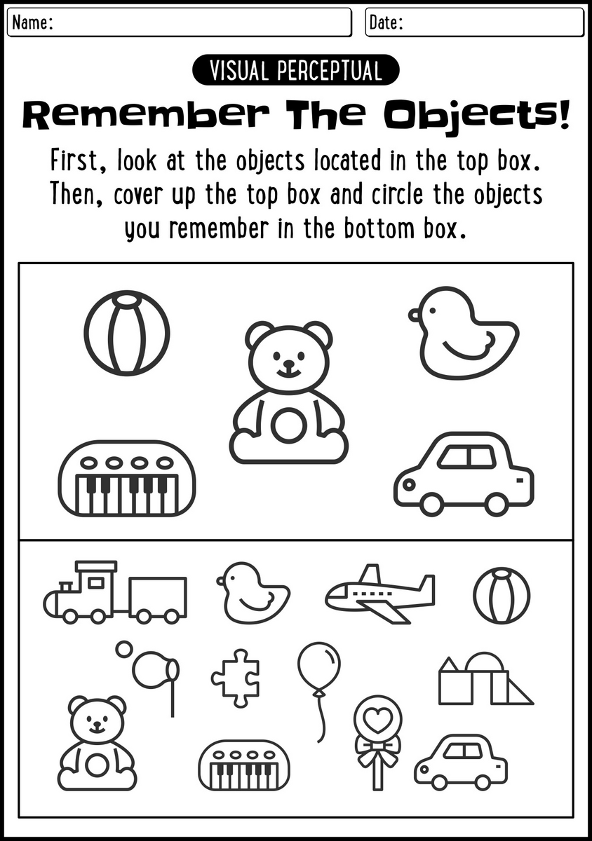 19 Occupational Therapy Visual Perceptual Worksheets Free PDF At Worksheeto