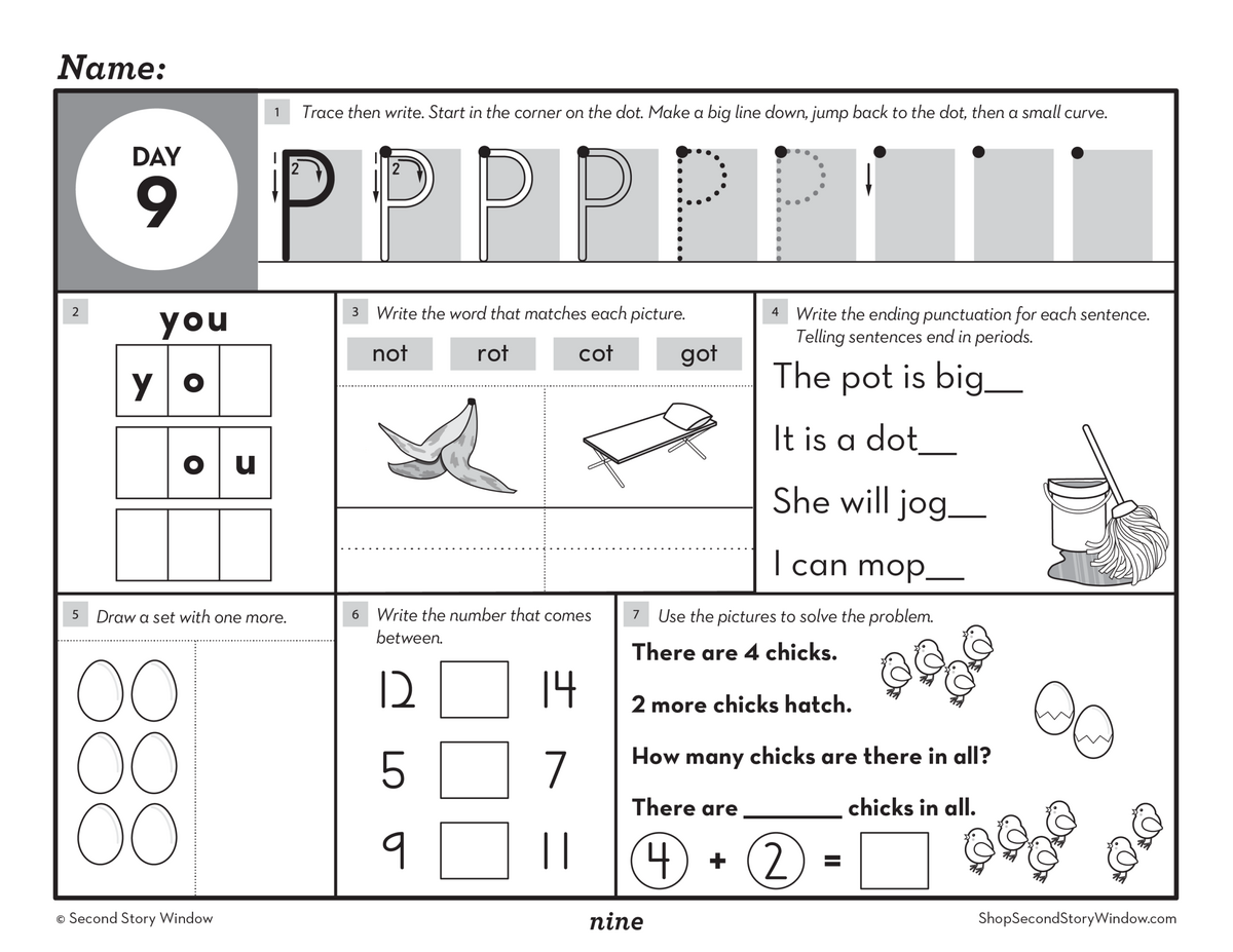 1st Grade Morning Work Term 1 Daily Math And ELA Spiral Review Second Story Window 1st Grade Morning Work Term 1 Daily Math And ELA Spiral Review Second Story Window