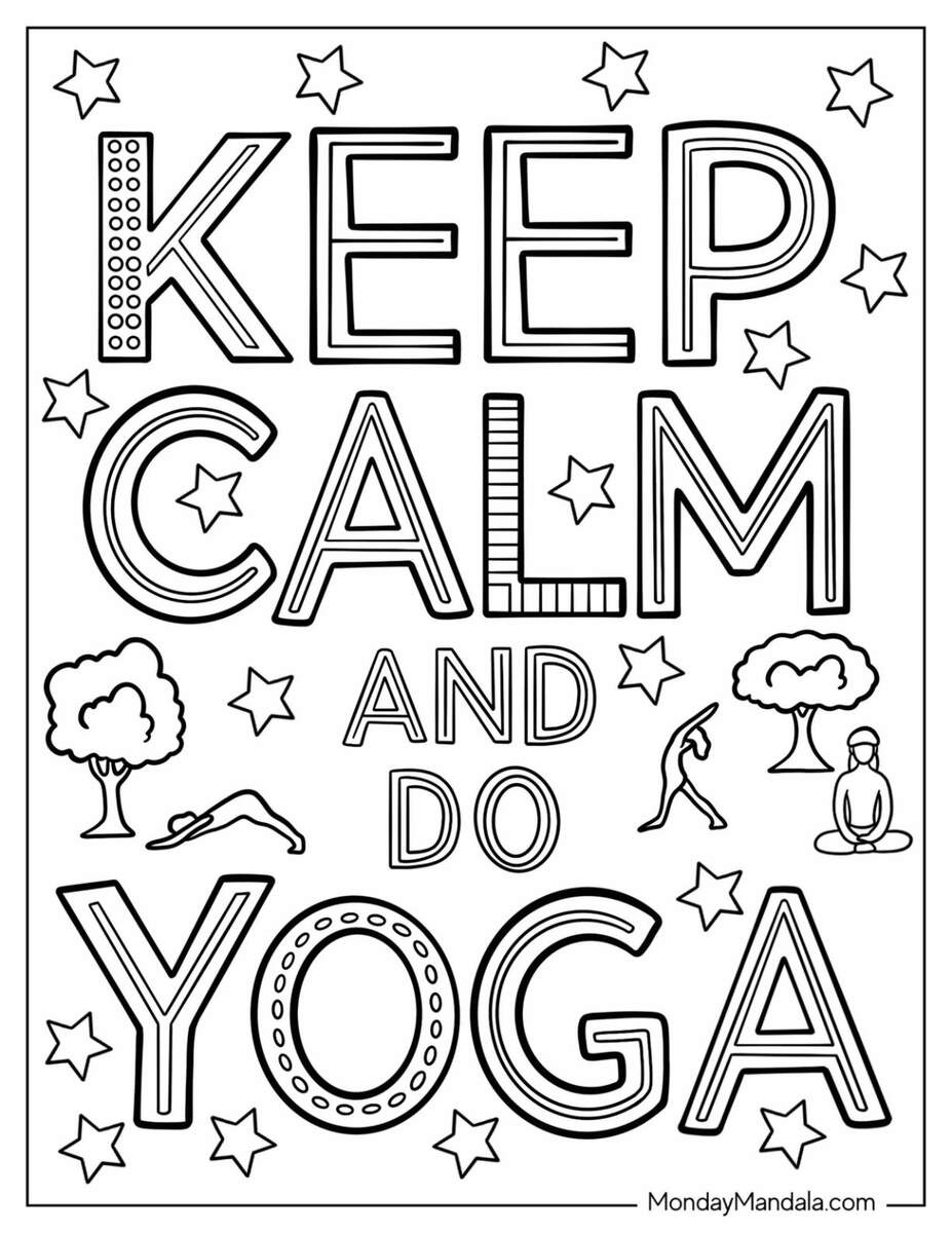 20 Yoga Coloring Pages Free PDF Printables 20 Yoga Coloring Pages Free PDF Printables