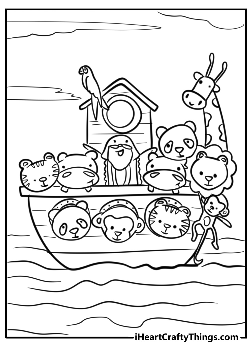 25 Noah S Ark Coloring Pages 100 Free To Print