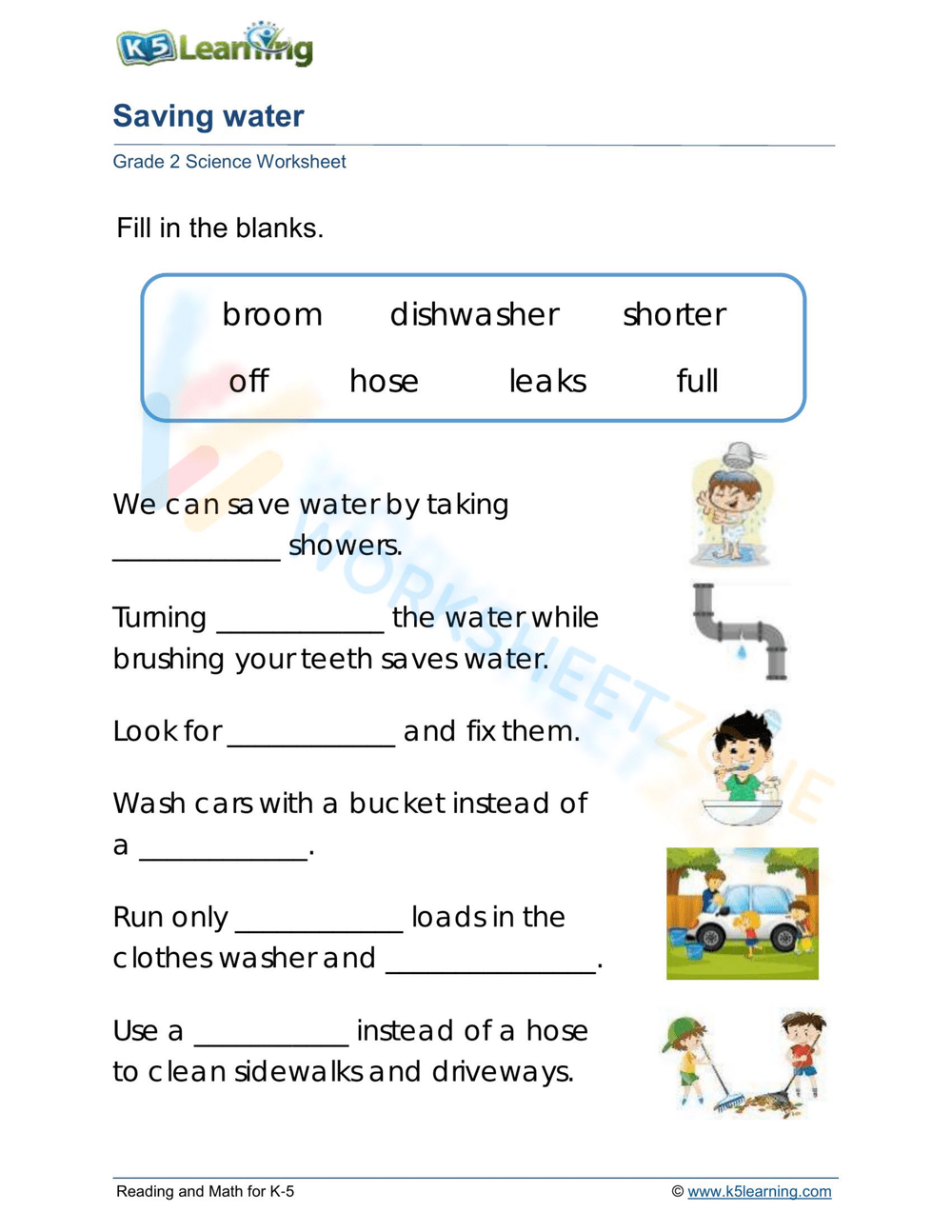 2nd Grade Environment Worksheets