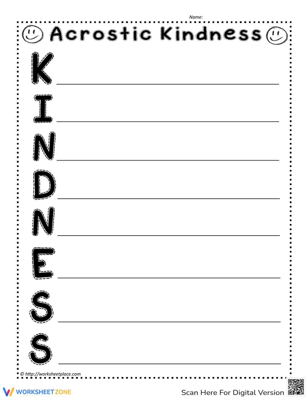 2nd Grade Kindness Worksheets Printable
