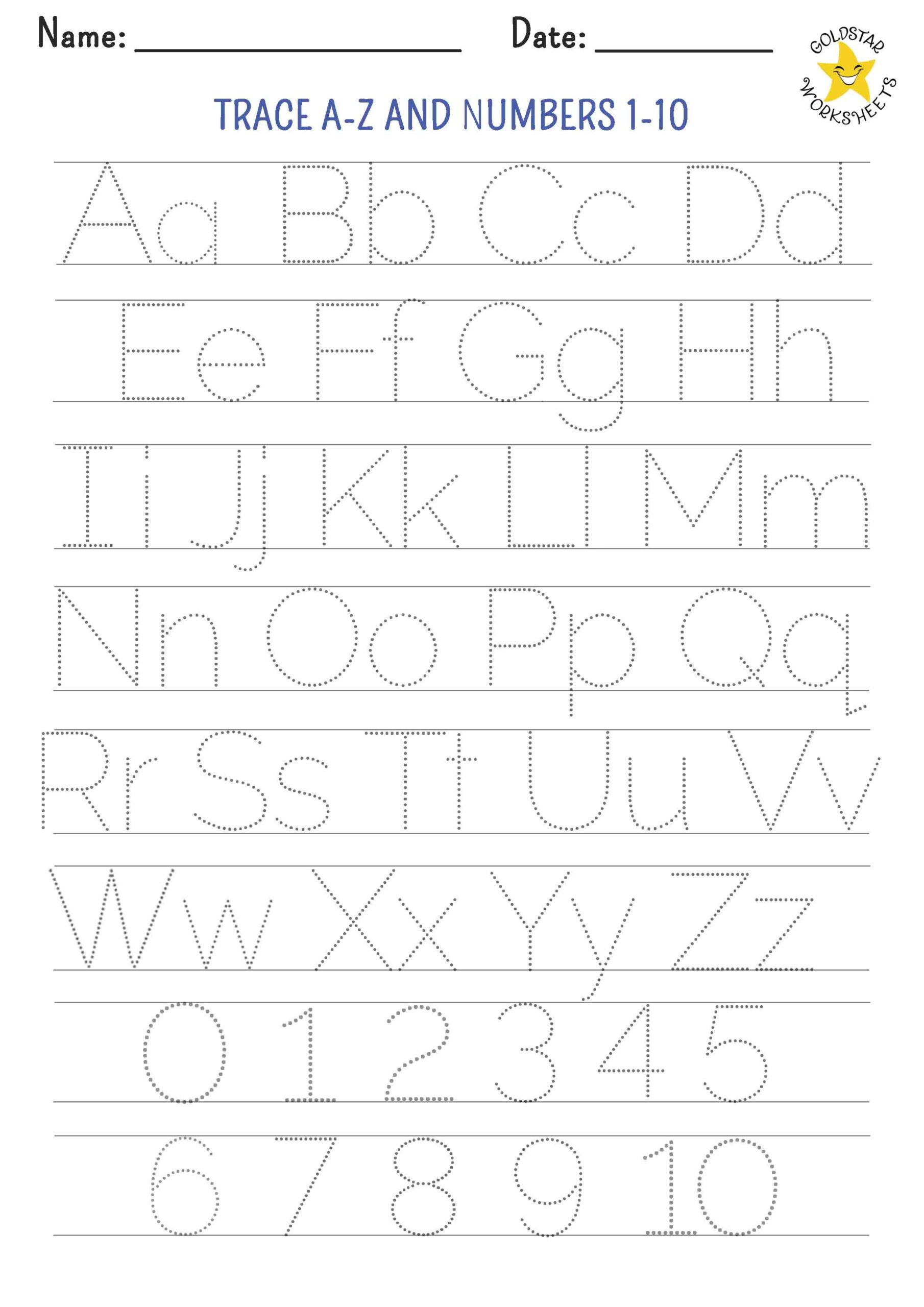 300 Free Letter Tracing Worksheets By Gold Star Fun Vibrant Designs Printable Alphabet Letter Formation Cards For Kids