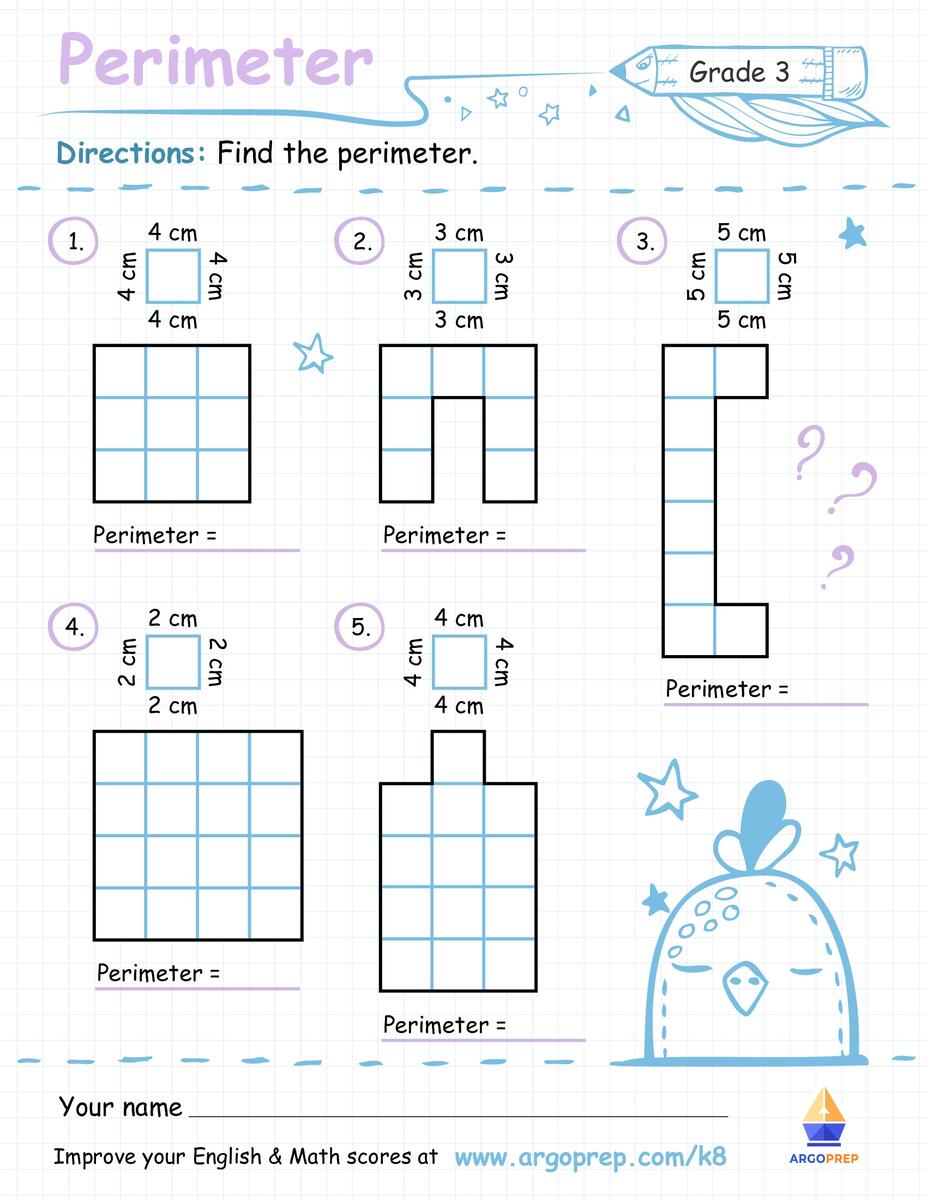 4th Grade Mixed Numbers And Improper Fractions Perimeter Worksheets For Free ArgoPrep