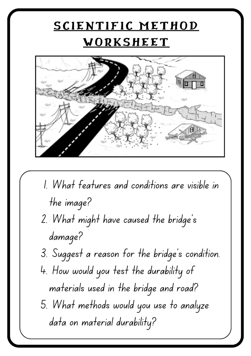 50 Free Printable Scientific Method Worksheet To Download In PDF Title Page Sep Sitename