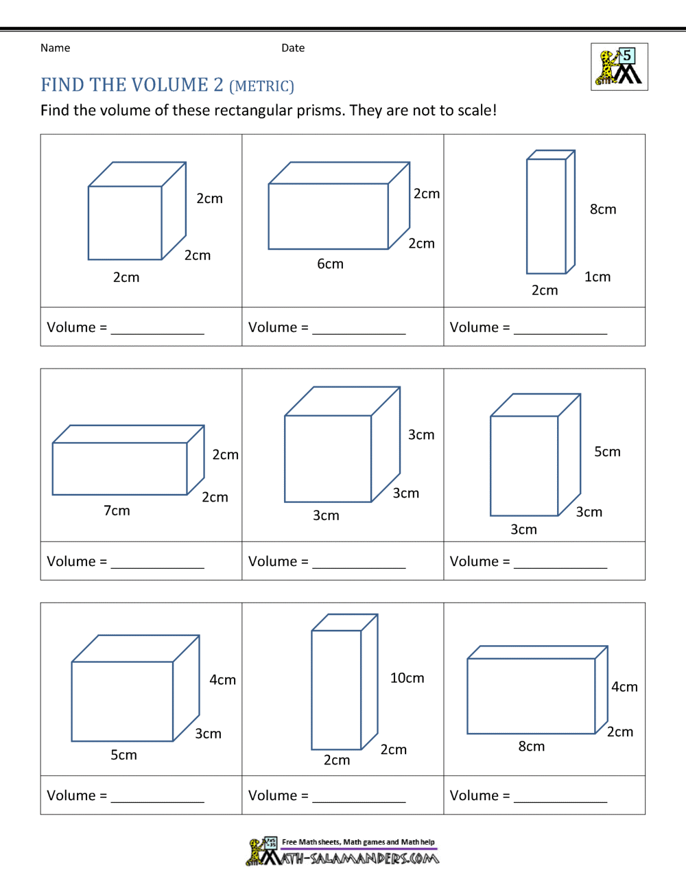 5th Grade Volume Worksheets Volume Worksheets Create Customize With Storyboard That