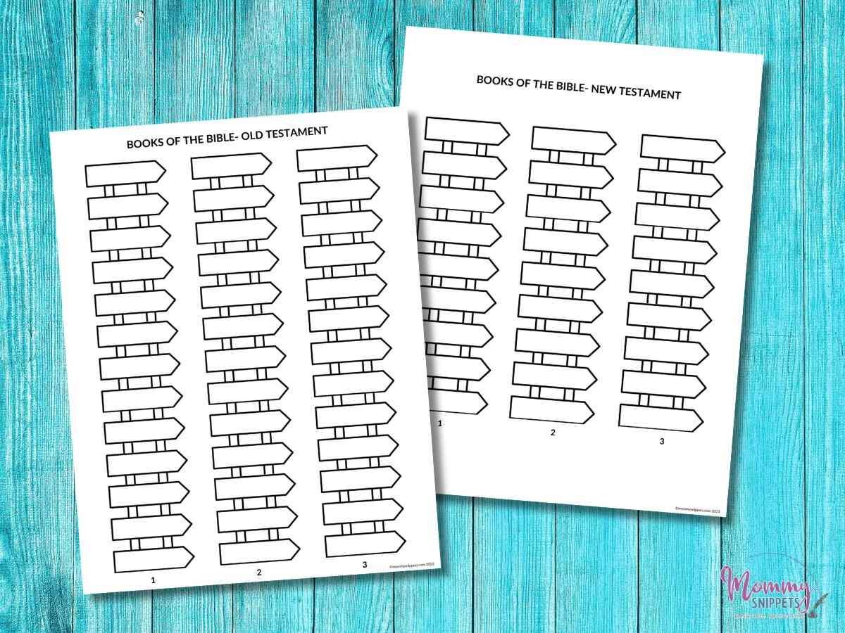 66 Books Of The Bible Printable A Books Of The Bible Craft Game