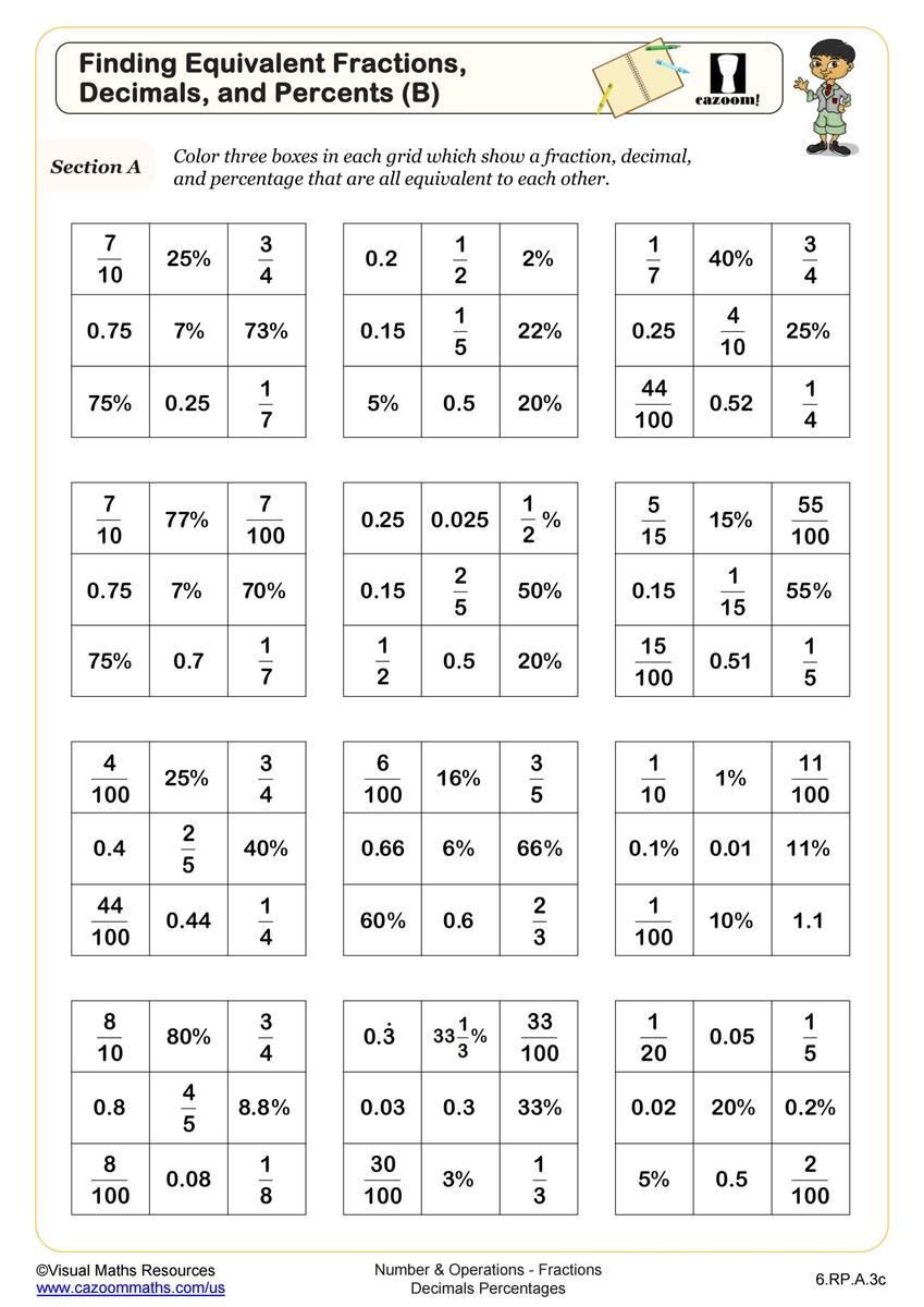 6th Grade Math Worksheets Printable PDF Worksheets Cazoom Math Free Printable Ratios Worksheet For Sixth Grade