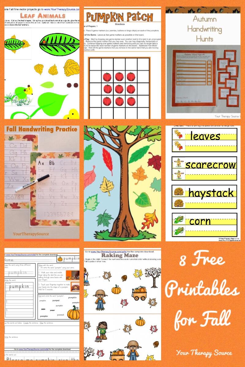8 Free Printables For Fall Your Therapy Source 19 Occupational Therapy Visual Perceptual Worksheets Free PDF At Worksheeto