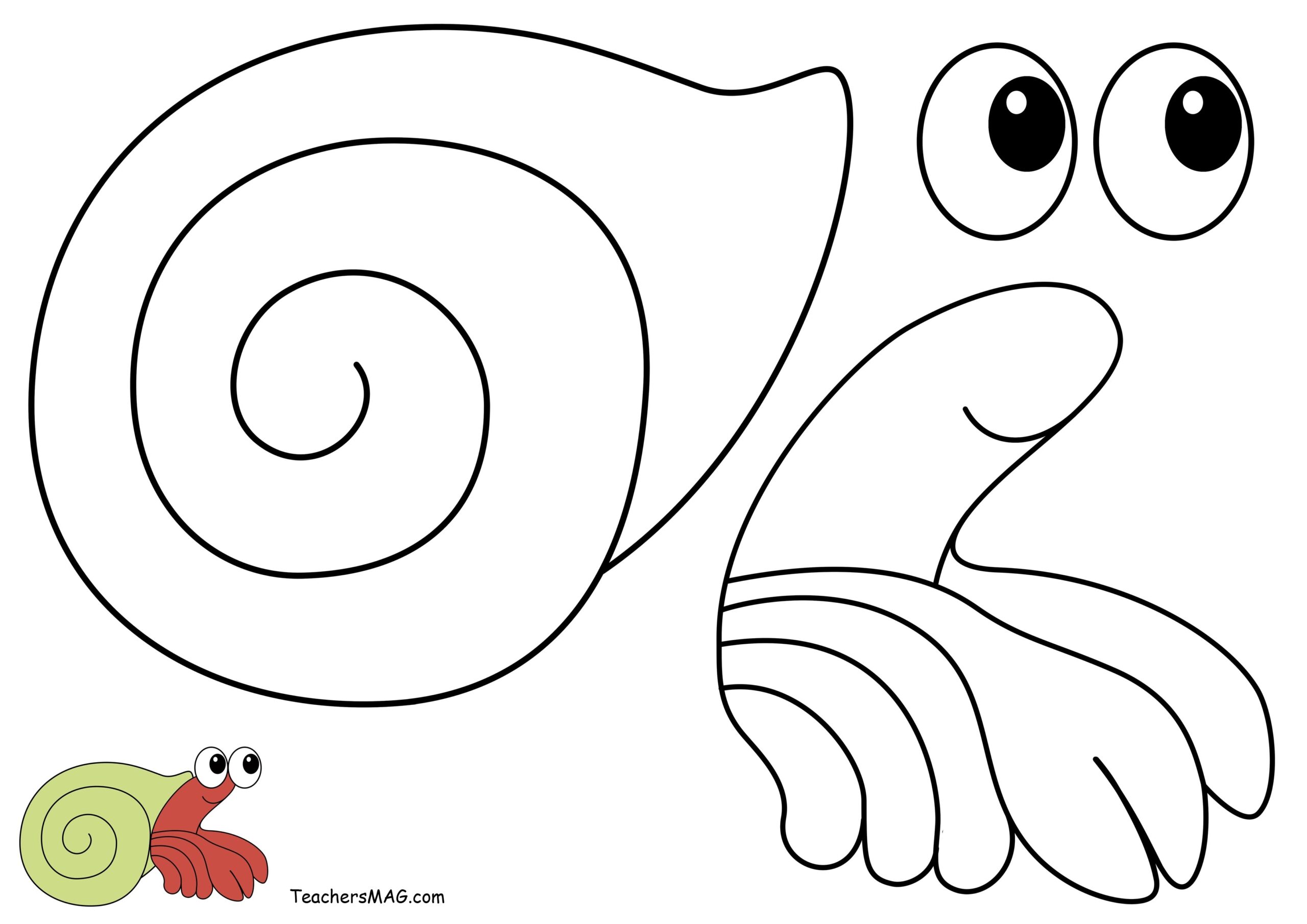 A House For Hermit Crab Craft For Preschoolers Printable TeachersMag