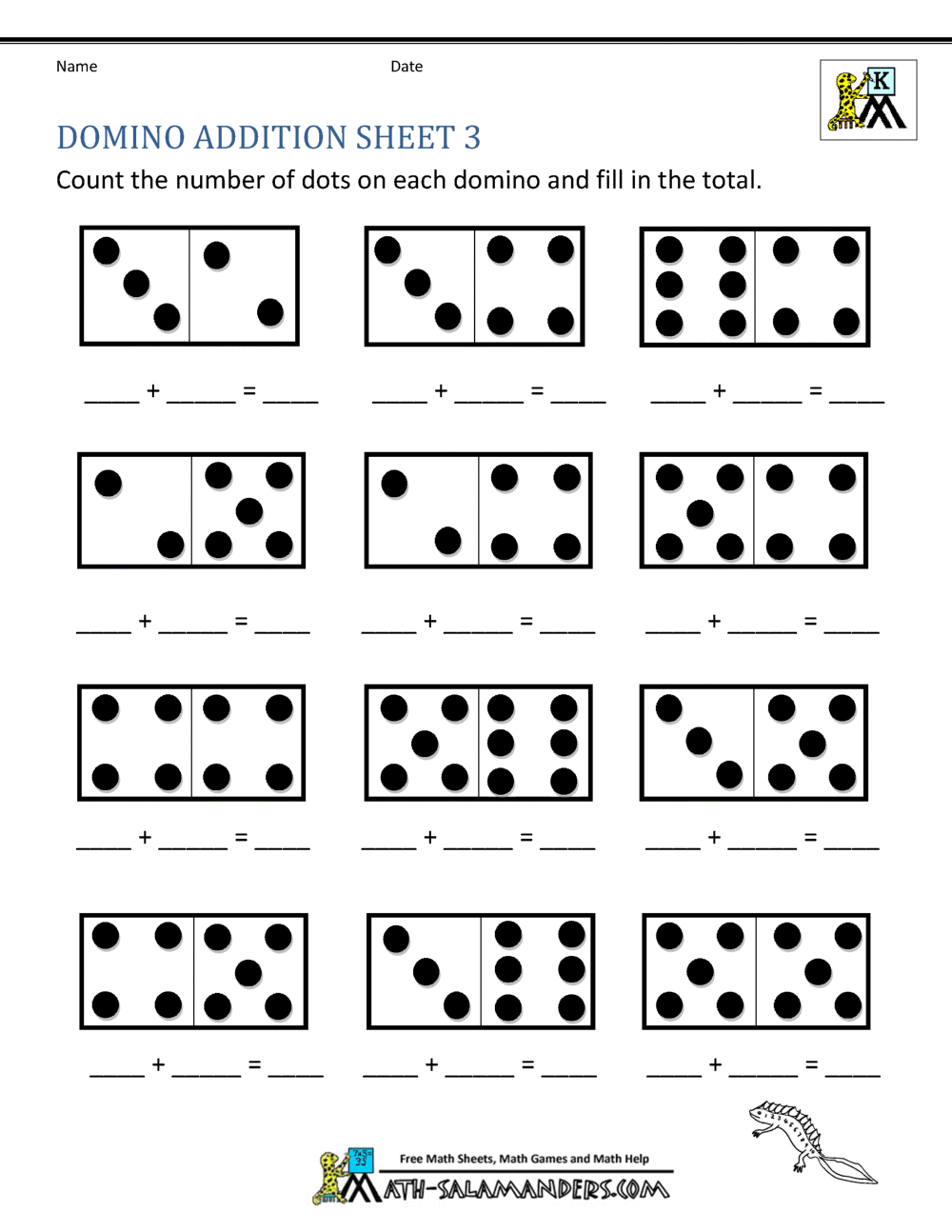 Addition Math Worksheets For Kindergarten Printable Kindergarten Math Worksheets PDF Free Download