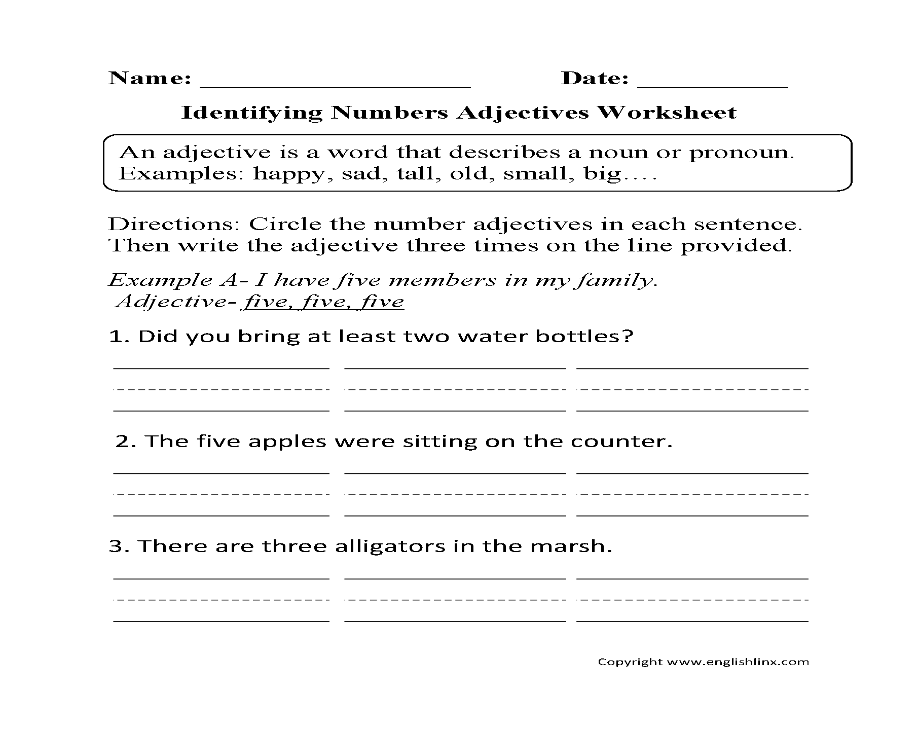 Adjectives Worksheets Regular Adjectives Worksheets Using Adjectives 5 Worksheet Worksheets Library