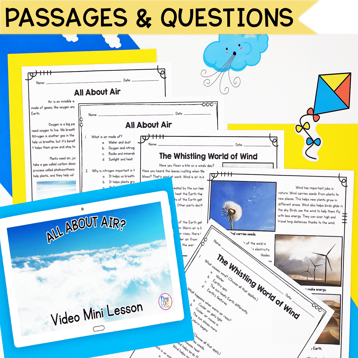 Air Wind 1st 2nd Grade Science Unit MagiCore Air Wind 1st 2nd Grade Science Unit MagiCore