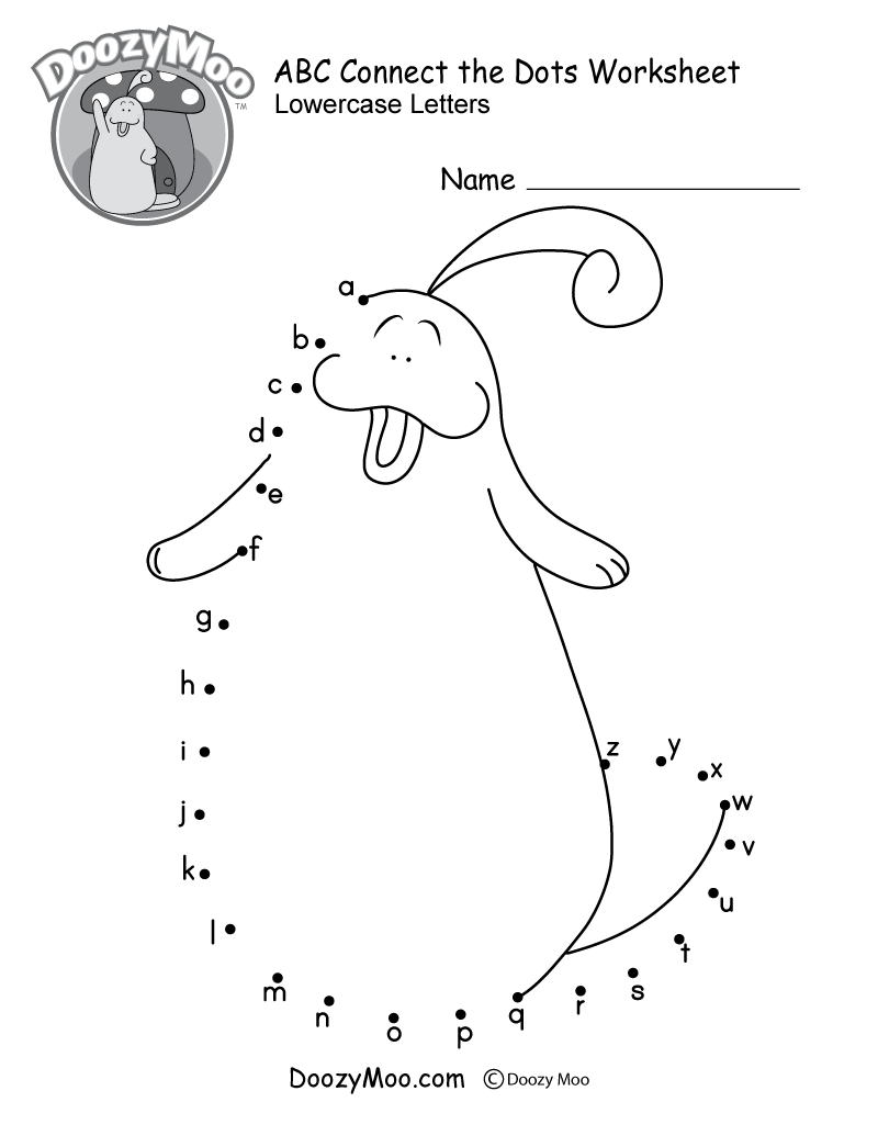 Alphabet Connect The Dots Worksheets Free Printables Doozy Moo Alphabet Connect The Dots Worksheets Free Printables Doozy Moo