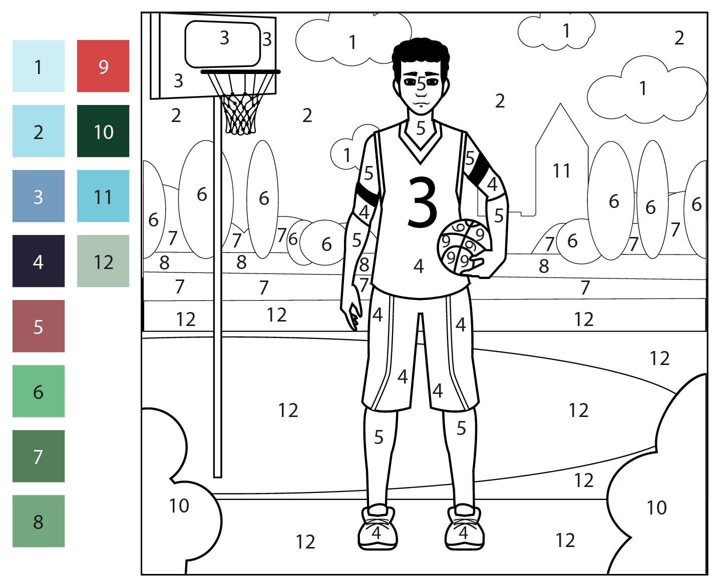 Printable Basketball Coloring Pages Fun And Action Packed Designs For Kids