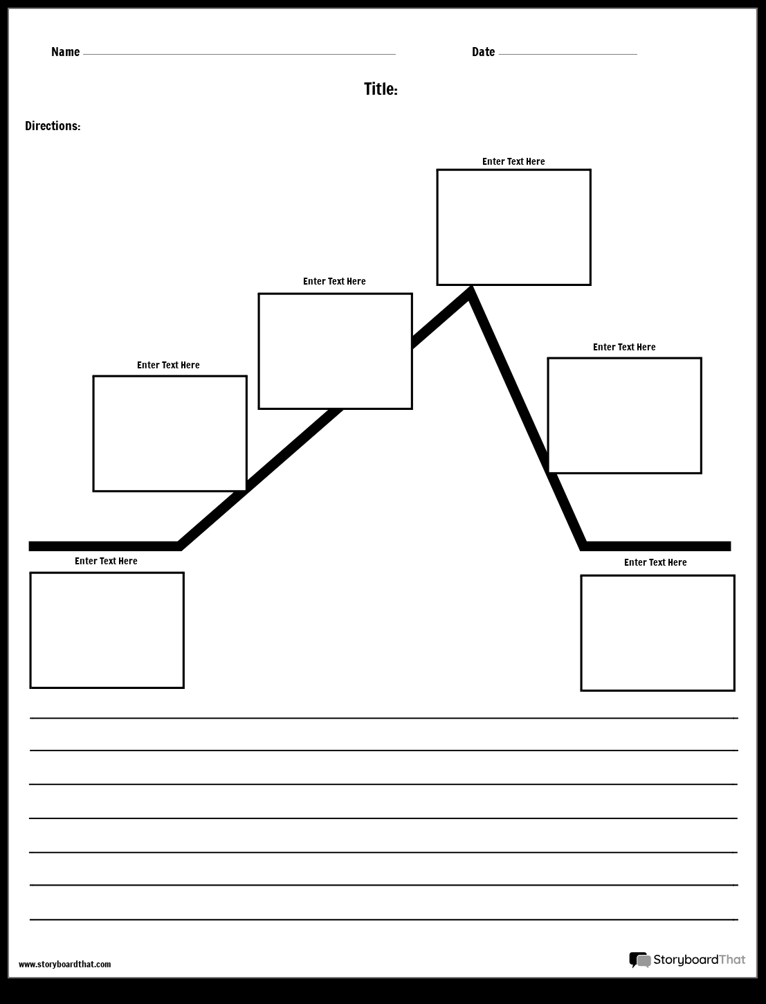Blank Plot Diagram Template With Paragraph Storyboard Blank Plot Diagram Template With Paragraph Storyboard