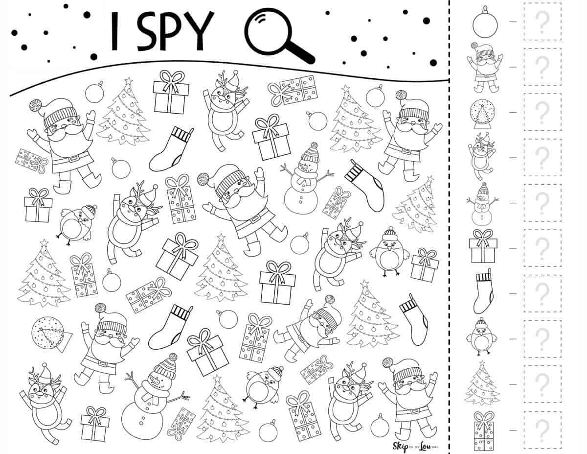 Christmas Activity Sheets Coloring Pages SignUp