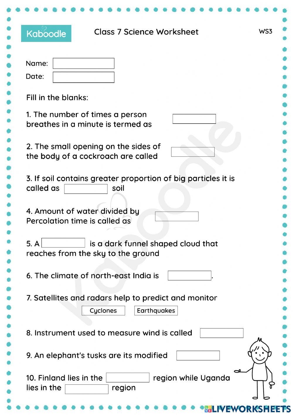 Free Custom Printable Science Worksheet Templates Canva