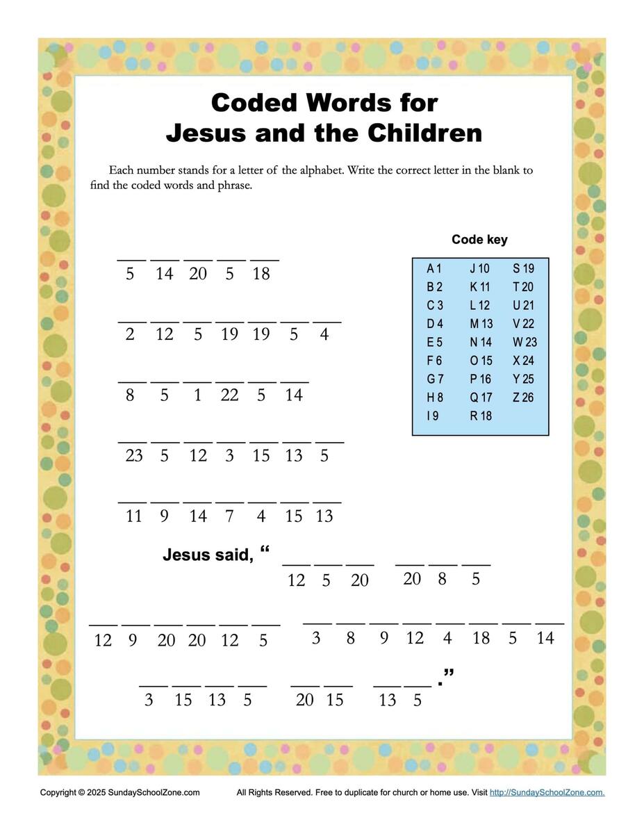 Bible Worksheets Superstar Worksheets
