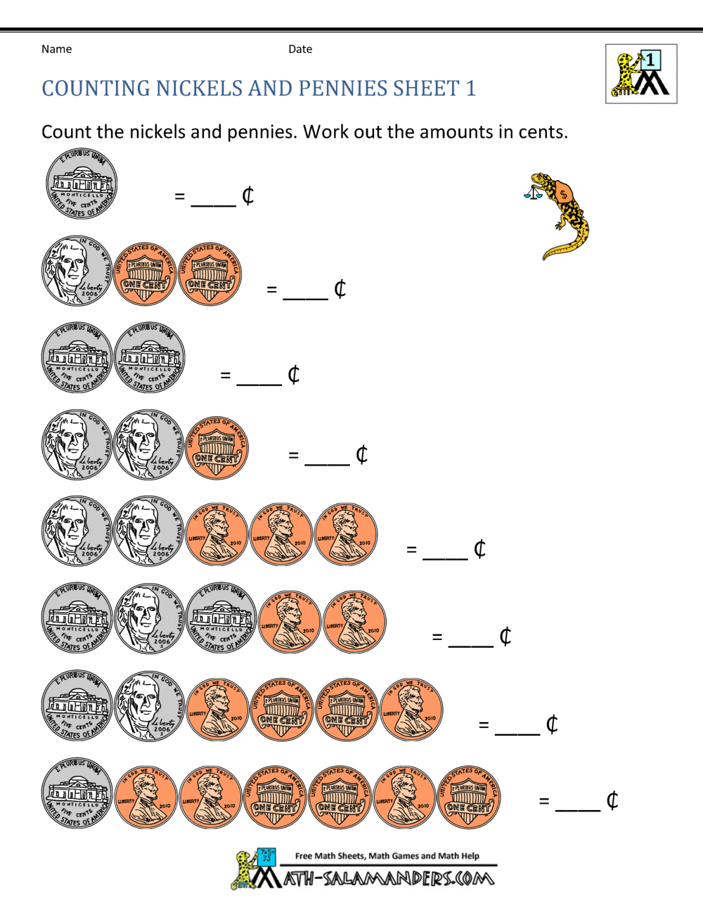 Counting Money Worksheets 1st Grade Money Worksheets Free Printables Superstar Worksheets