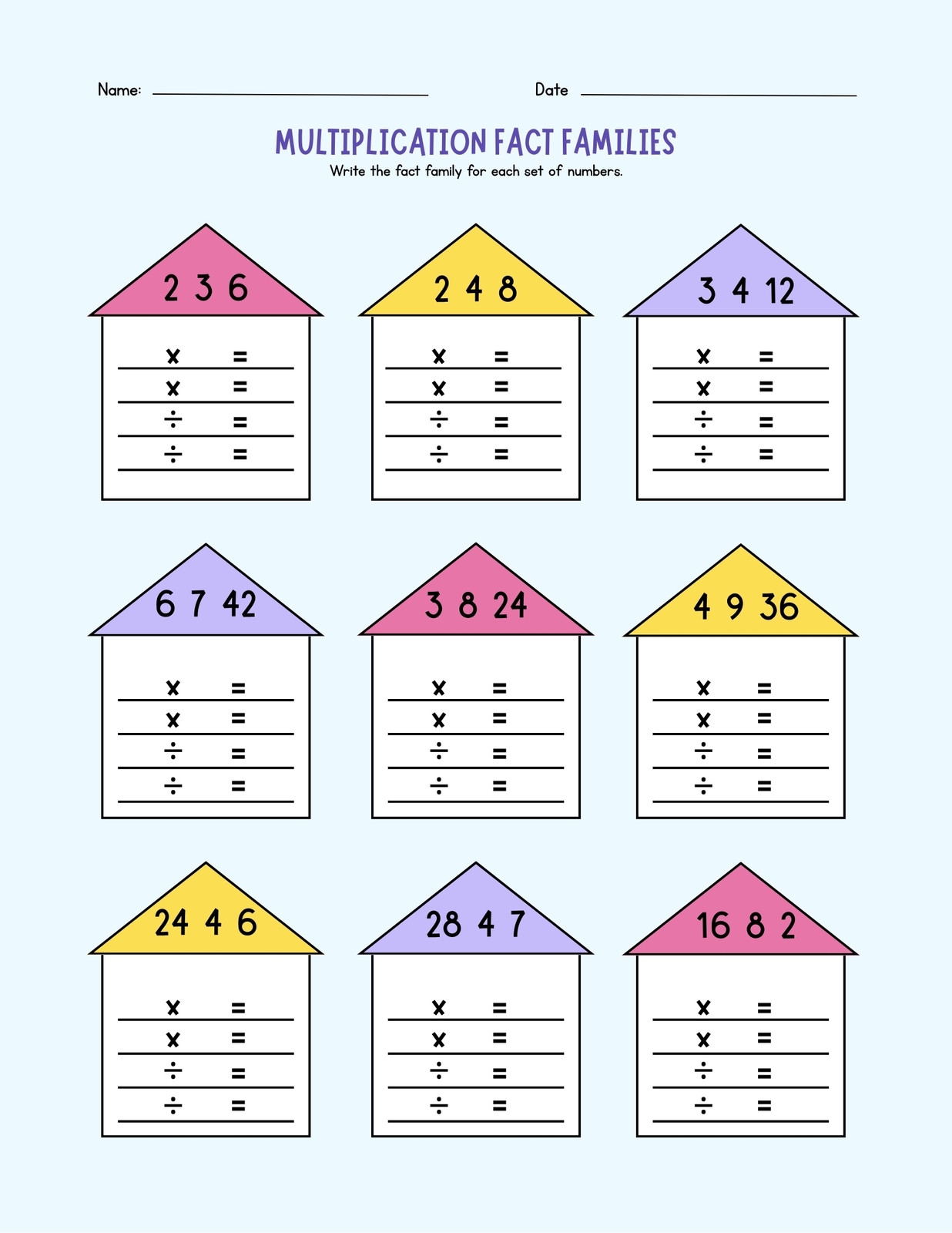 Customize 130 3rd Grade Multiplication Worksheets Templates Online Canva Customize 130 3rd Grade Multiplication Worksheets Templates Online Canva