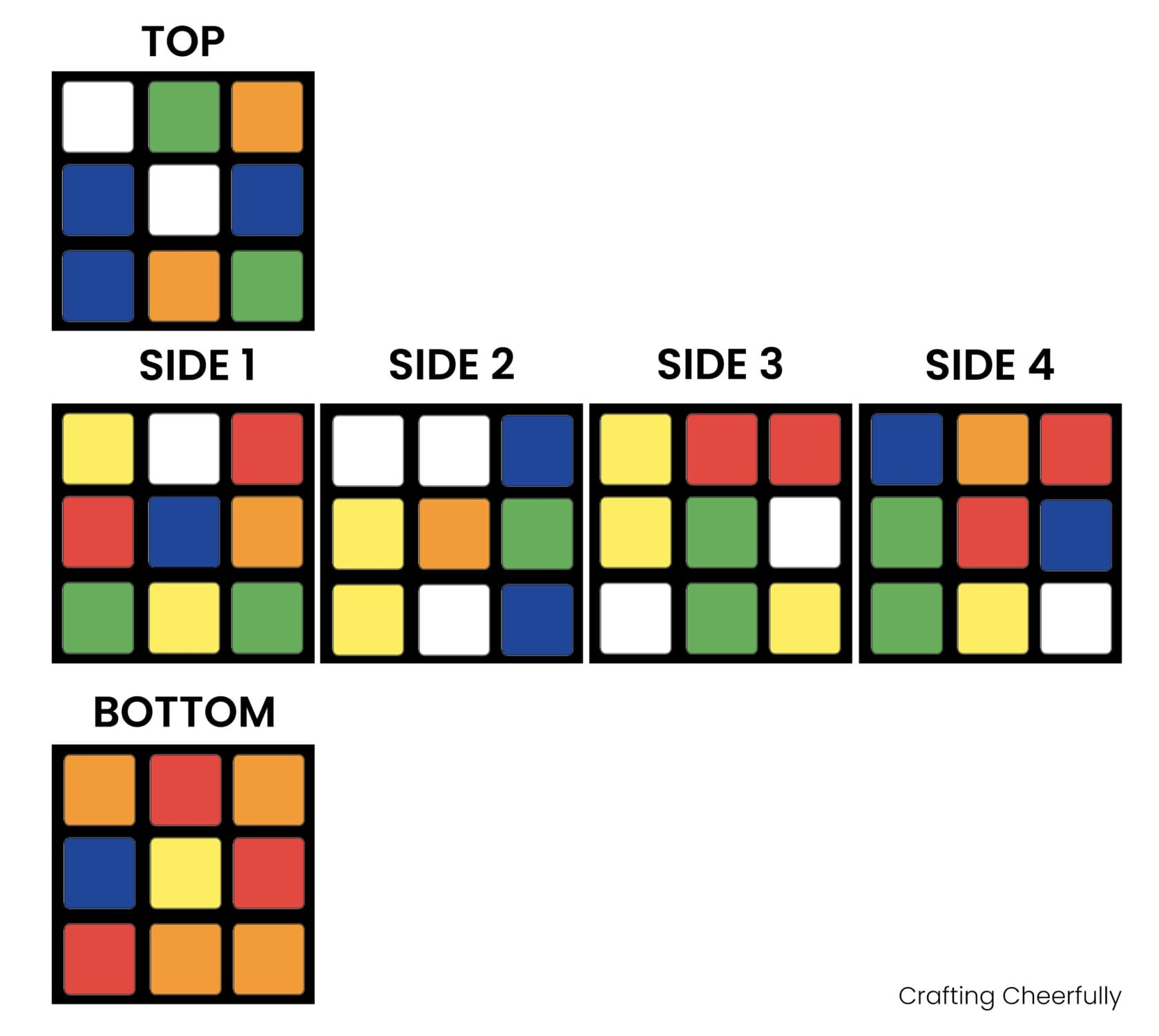 DIY Rubik S Cube Ornament Crafting Cheerfully How To Solve A Rubik S Cube Easy Beginner Method