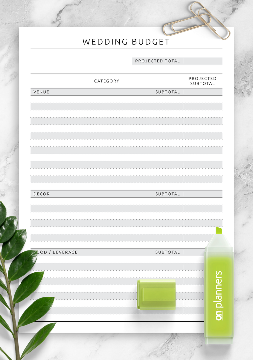 Download Printable Wedding Budget Template Original PDF Wedding Budget Spreadsheet Free Google Sheets Excel Template