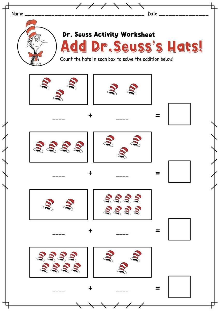 Dr Seuss Worksheets For Preschool Made By Teachers FREE Dr Seuss Worksheets And Printables For Kids Leap Of Faith Crafting