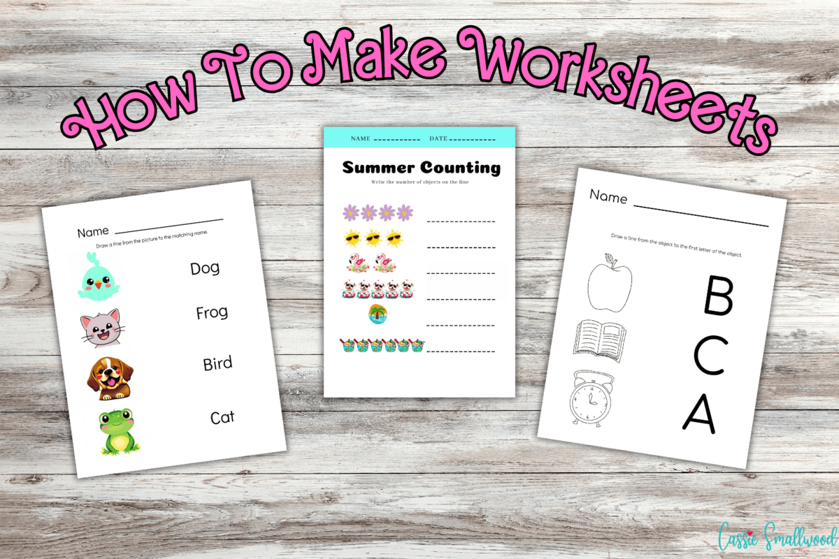Free Custom Printable Worksheets For Teachers Canva