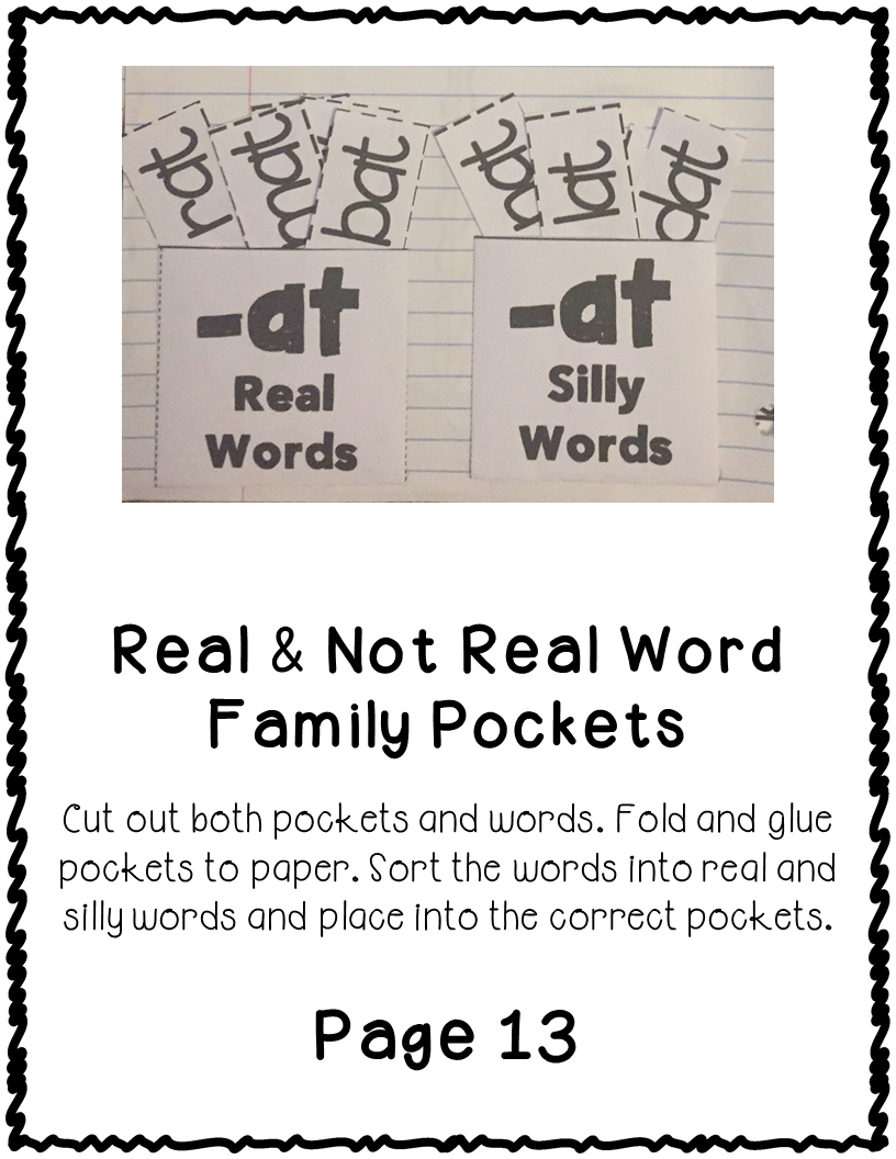 ED Word Family Interactive Notebook Big Ideas For Little Hands ED Word Family Interactive Notebook Big Ideas For Little Hands