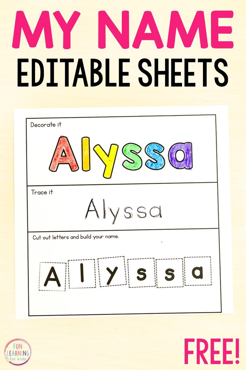32 Free Blank Name Tracing Worksheets Teach Prints