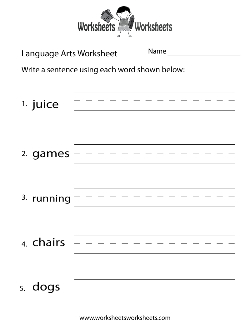 English Language Arts Worksheet Worksheets Worksheets Worksheets Library