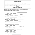Englishlinx Analogy Worksheets