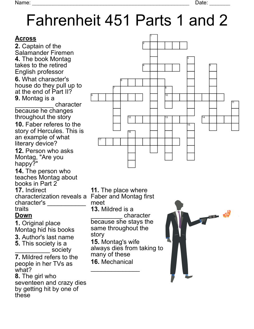 Fahrenheit 451 Worksheet WordMint Fahrenheit 451 Worksheet WordMint
