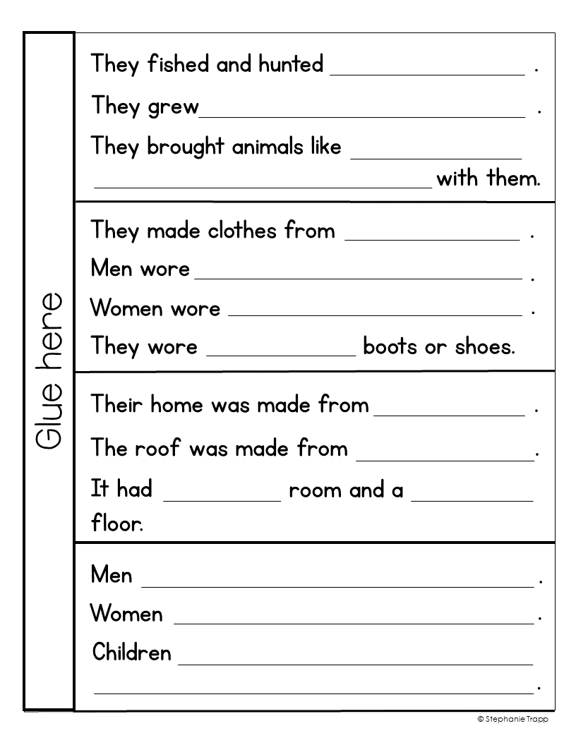 First Thanksgiving Unit For Kindergarten And First Grade Primary Theme Park Pilgrims Worksheets For Thanksgiving Printable Packet For 2nd 5th Grade
