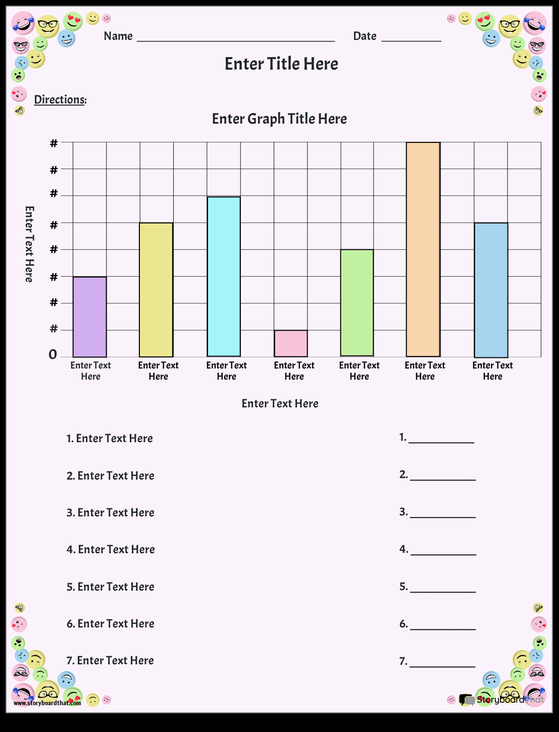 Free Bar Graph Worksheets Storyboard That 2025 Free Bar Graph Worksheets Storyboard That 2025