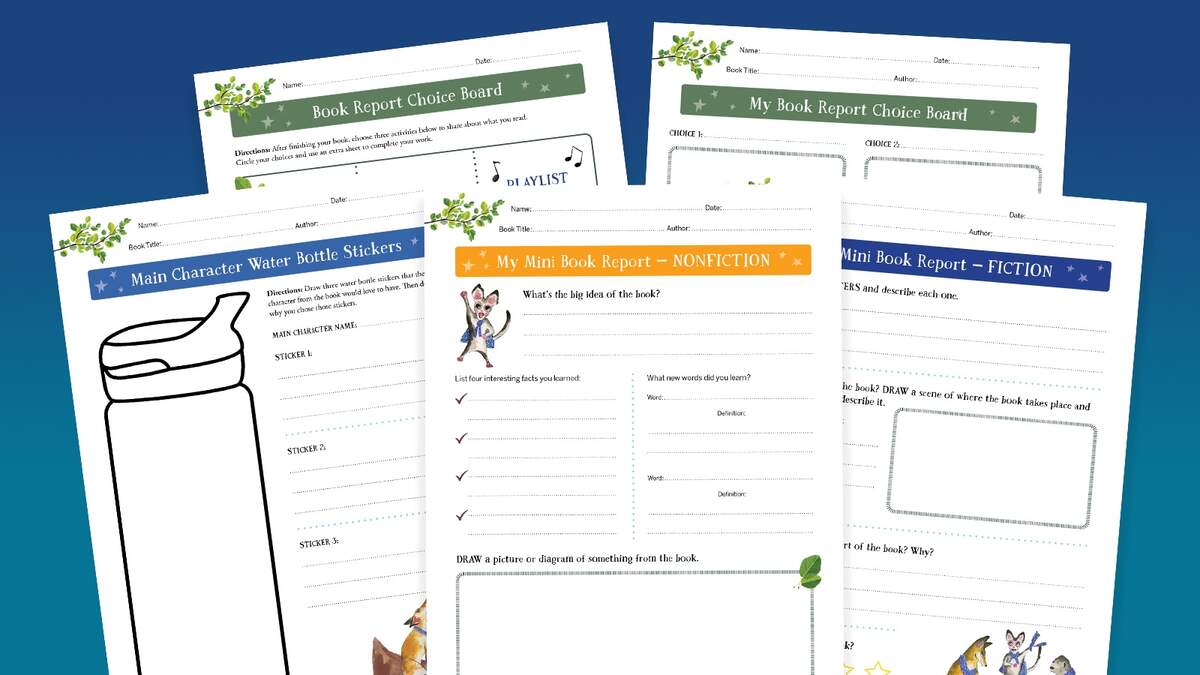 Free Book Report Templates Printable For Grades 3 5 We Are Teachers Free Book Report Templates Printable For Grades 3 5 We Are Teachers