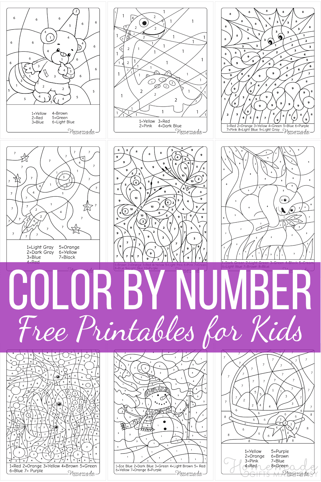 Free Printable Color By Number For Adults Algebra Coloring Pages