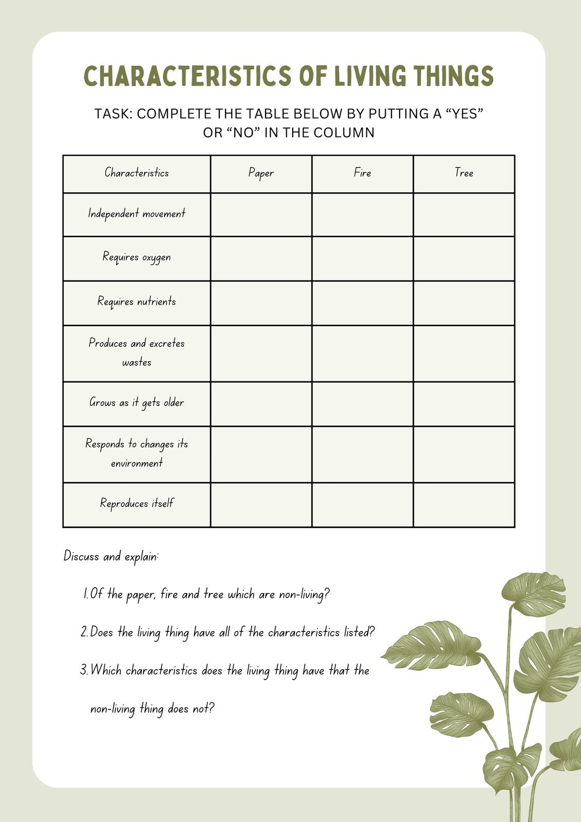 Free Custom Printable Science Worksheet Templates Canva