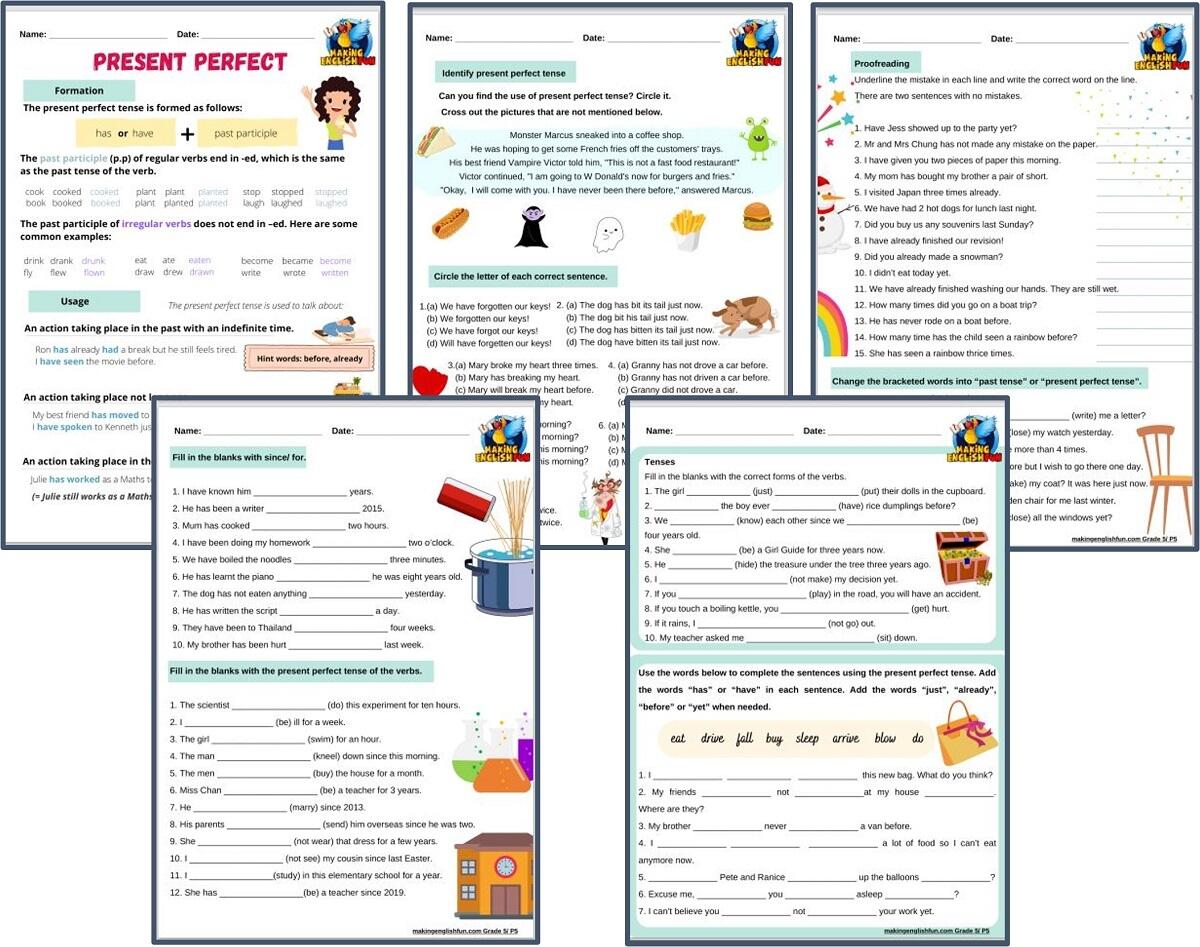 4 Future Perfect Negative PDF Worksheets With Answers Grammarism
