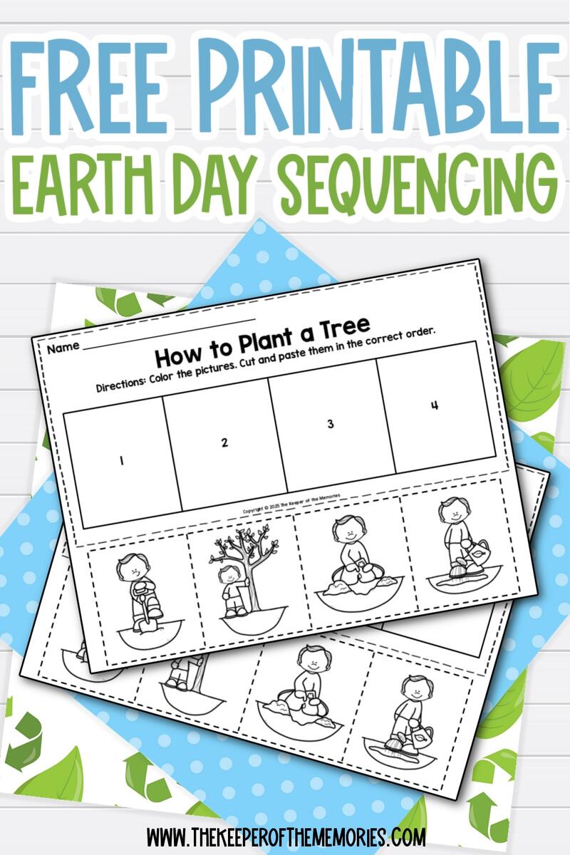 Free Printable How To Plant A Tree Earth Day Sequencing The Keeper Of The Memories Free Printable How To Plant A Tree Earth Day Sequencing The Keeper Of The Memories