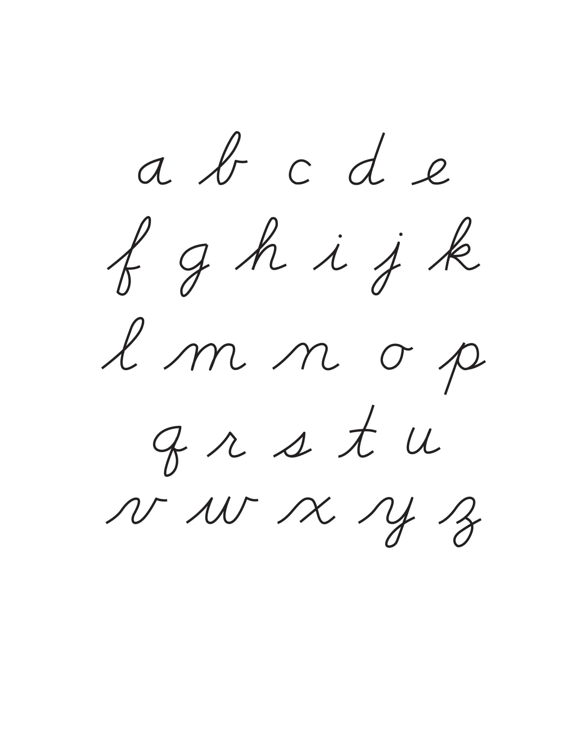 Free Printable Lowercase Cursive Alphabet Freebie Finding Mom Worksheets Library Free Printable Lowercase Cursive Alphabet Freebie Finding Mom Worksheets Library